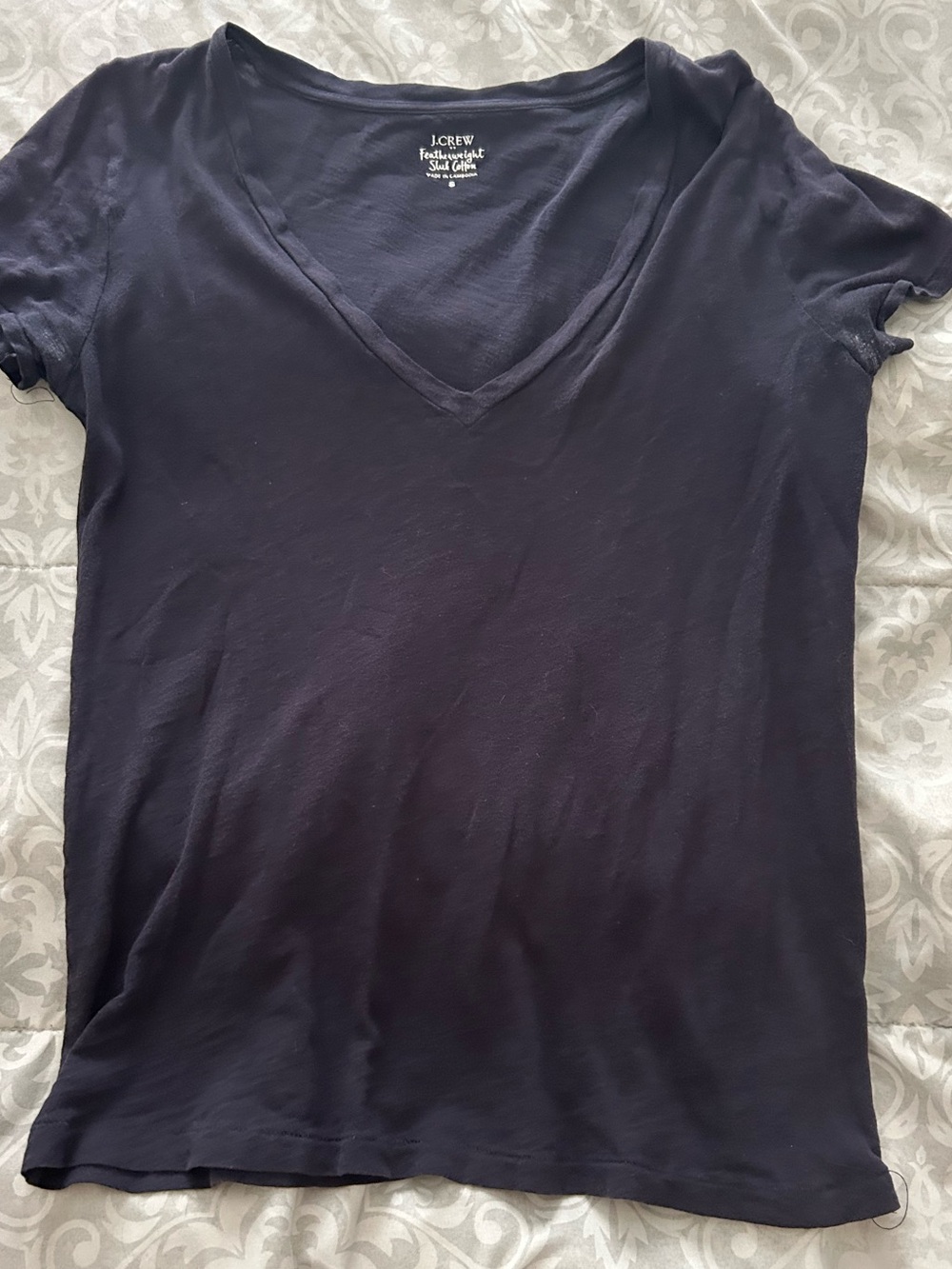 Featherweight slub cotton JCrew t shirt